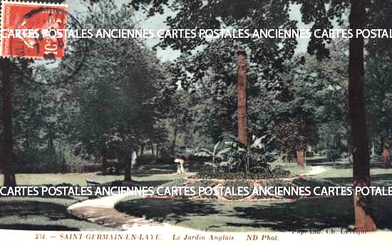 Cartes postales anciennes > CARTES POSTALES > carte postale ancienne > cartes-postales-ancienne.com Ile de france Yvelines Saint Germain En Laye