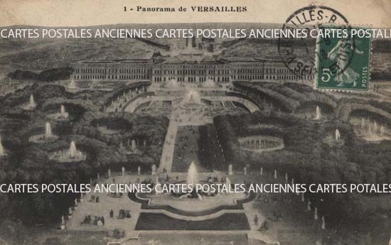Cartes postales anciennes > CARTES POSTALES > carte postale ancienne > cartes-postales-ancienne.com Ile de france Yvelines Versailles