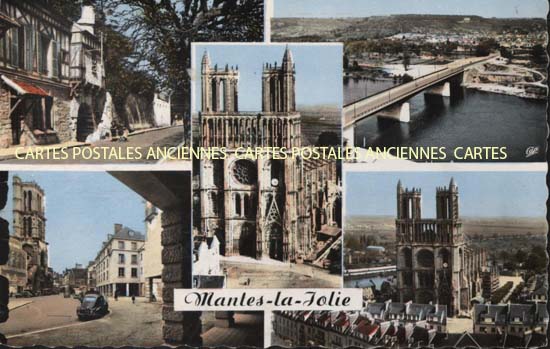 Cartes postales anciennes > CARTES POSTALES > carte postale ancienne > cartes-postales-ancienne.com Ile de france Yvelines Mantes La Jolie