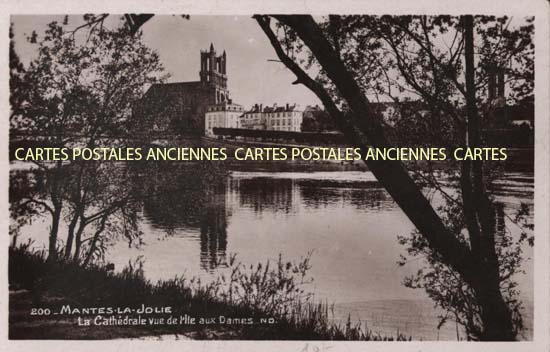 Cartes postales anciennes > CARTES POSTALES > carte postale ancienne > cartes-postales-ancienne.com Ile de france Yvelines Mantes La Jolie