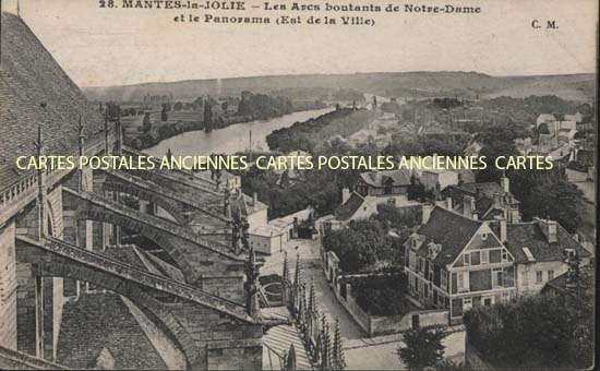 Cartes postales anciennes > CARTES POSTALES > carte postale ancienne > cartes-postales-ancienne.com Ile de france Yvelines Mantes La Jolie