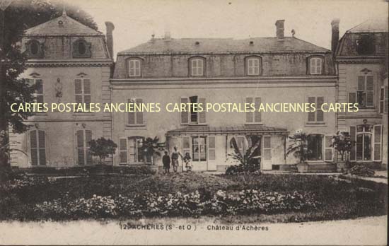 Cartes postales anciennes > CARTES POSTALES > carte postale ancienne > cartes-postales-ancienne.com Ile de france Yvelines Acheres