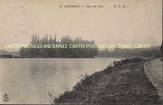 Cartes postales anciennes > CARTES POSTALES > carte postale ancienne > cartes-postales-ancienne.com Ile de france Yvelines Andresy