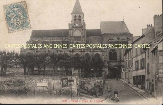 Cartes postales anciennes > CARTES POSTALES > carte postale ancienne > cartes-postales-ancienne.com Ile de france Triel Sur Seine