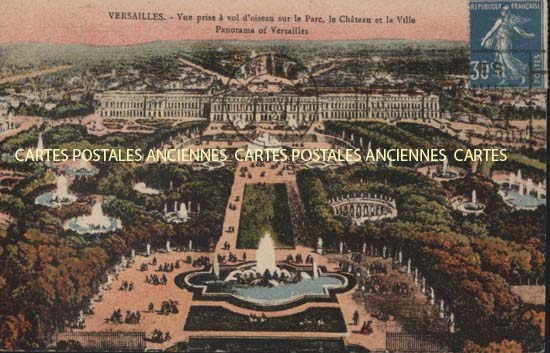 Cartes postales anciennes > CARTES POSTALES > carte postale ancienne > cartes-postales-ancienne.com Ile de france Versailles
