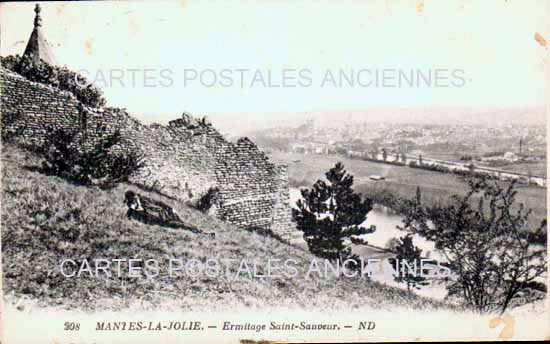 Cartes postales anciennes > CARTES POSTALES > carte postale ancienne > cartes-postales-ancienne.com Ile de france Yvelines Mantes La Jolie