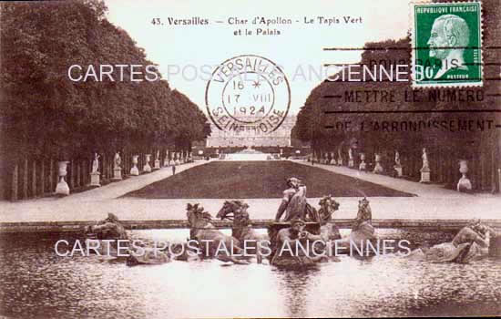 Cartes postales anciennes > CARTES POSTALES > carte postale ancienne > cartes-postales-ancienne.com Ile de france Versailles