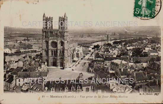 Cartes postales anciennes > CARTES POSTALES > carte postale ancienne > cartes-postales-ancienne.com Ile de france Limay