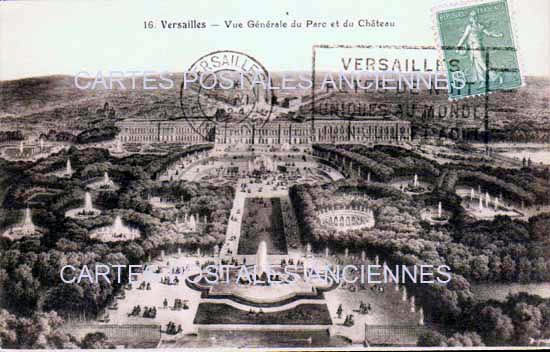 Cartes postales anciennes > CARTES POSTALES > carte postale ancienne > cartes-postales-ancienne.com Ile de france Versailles