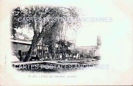 Cartes postales anciennes > CARTES POSTALES > carte postale ancienne > cartes-postales-ancienne.com Ile de france Chatou