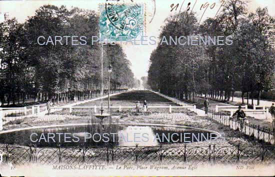 Cartes postales anciennes > CARTES POSTALES > carte postale ancienne > cartes-postales-ancienne.com Ile de france Yvelines Maisons Laffitte