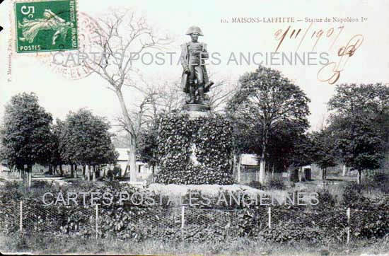 Cartes postales anciennes > CARTES POSTALES > carte postale ancienne > cartes-postales-ancienne.com Ile de france Yvelines Maisons Laffitte