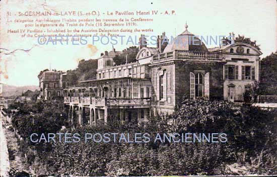 Cartes postales anciennes > CARTES POSTALES > carte postale ancienne > cartes-postales-ancienne.com Ile de france Saint Germain En Laye