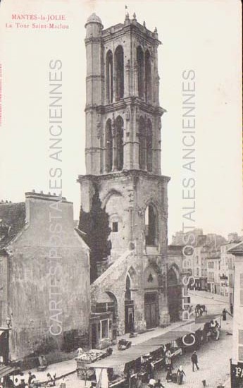 Cartes postales anciennes > CARTES POSTALES > carte postale ancienne > cartes-postales-ancienne.com Ile de france Mantes La Jolie