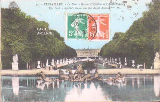 Cartes postales anciennes > CARTES POSTALES > carte postale ancienne > cartes-postales-ancienne.com Ile de france Versailles