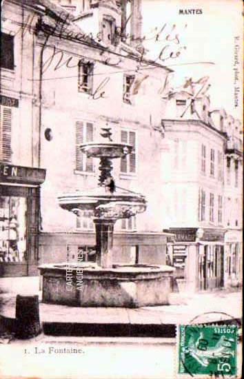 Cartes postales anciennes > CARTES POSTALES > carte postale ancienne > cartes-postales-ancienne.com Ile de france Mantes La Ville