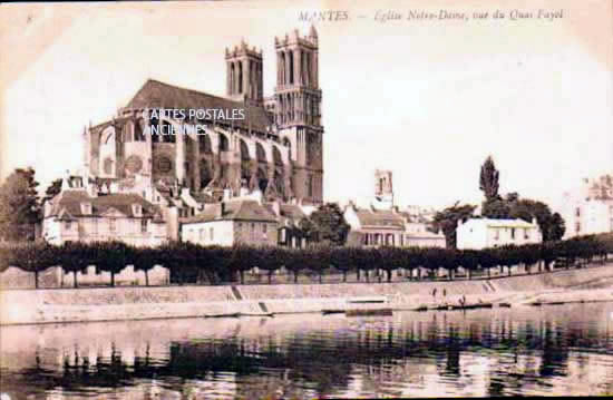 Cartes postales anciennes > CARTES POSTALES > carte postale ancienne > cartes-postales-ancienne.com Ile de france Mantes La Ville