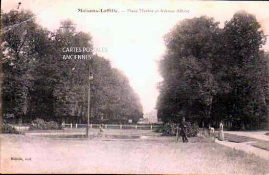 Cartes postales anciennes > CARTES POSTALES > carte postale ancienne > cartes-postales-ancienne.com Ile de france Yvelines Maisons Laffitte