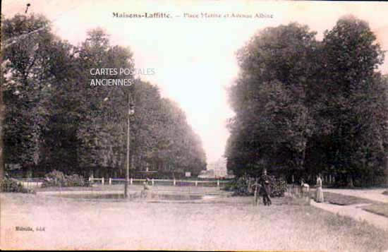 Cartes postales anciennes > CARTES POSTALES > carte postale ancienne > cartes-postales-ancienne.com Ile de france Maisons Laffitte