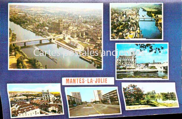 Cartes postales anciennes > CARTES POSTALES > carte postale ancienne > cartes-postales-ancienne.com Ile de france Mantes La Jolie