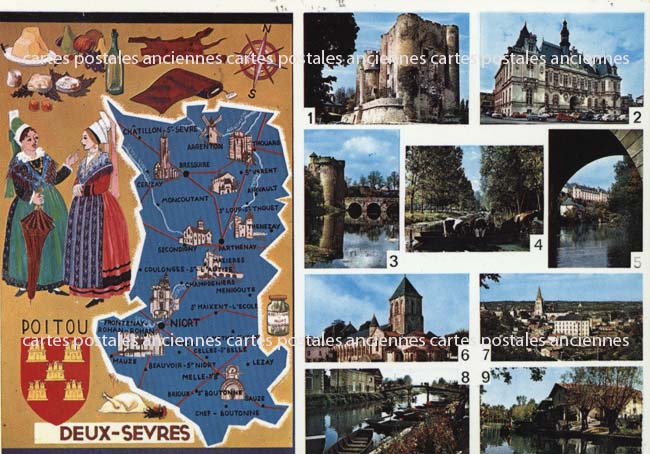 Cartes postales anciennes > CARTES POSTALES > carte postale ancienne > cartes-postales-ancienne.com Nouvelle aquitaine Deux sevres