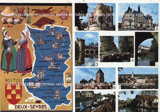 Cartes postales anciennes > CARTES POSTALES > carte postale ancienne > cartes-postales-ancienne.com Deux sevres  Niort
