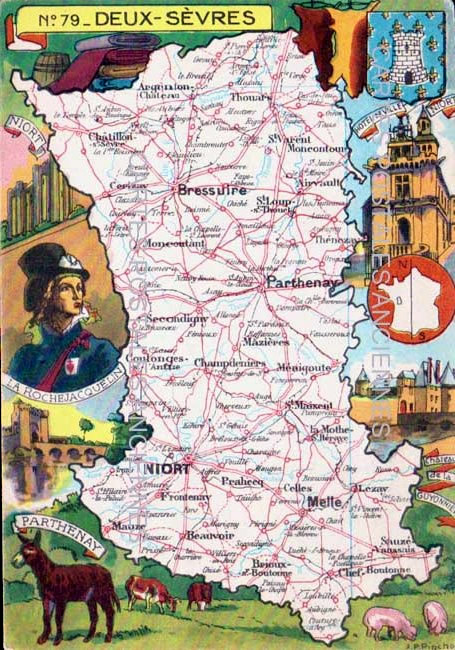 Cartes postales anciennes > CARTES POSTALES > carte postale ancienne > cartes-postales-ancienne.com Deux sevres  Parthenay