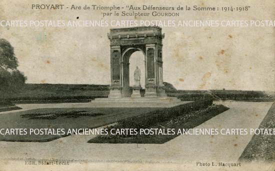 Cartes postales anciennes > CARTES POSTALES > carte postale ancienne > cartes-postales-ancienne.com Hauts de france Somme Proyart