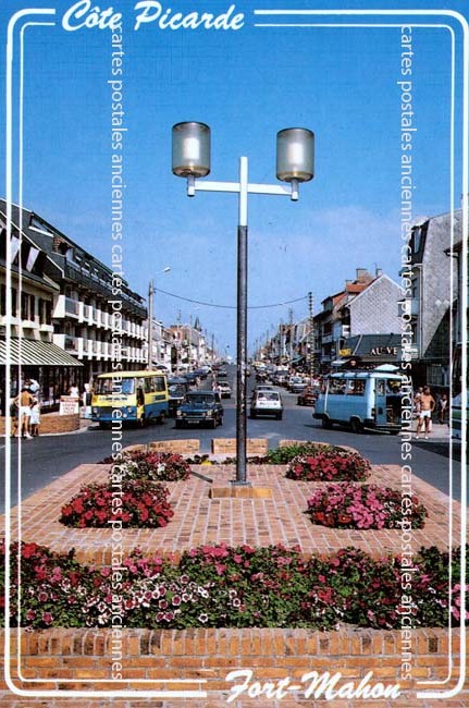 Cartes postales anciennes > CARTES POSTALES > carte postale ancienne > cartes-postales-ancienne.com Hauts de france Somme Fort Mahon Plage