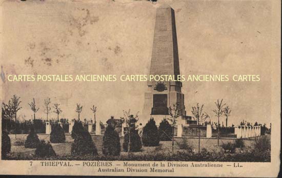 Cartes postales anciennes > CARTES POSTALES > carte postale ancienne > cartes-postales-ancienne.com Hauts de france Somme Thiepval
