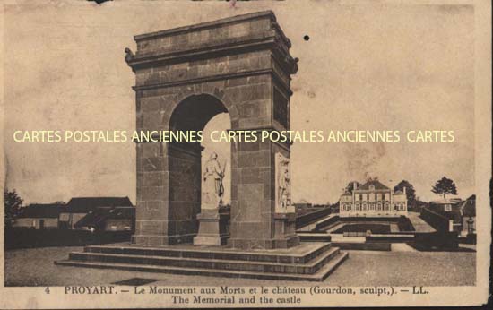 Cartes postales anciennes > CARTES POSTALES > carte postale ancienne > cartes-postales-ancienne.com Hauts de france Somme Proyart