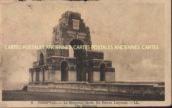 Cartes postales anciennes > CARTES POSTALES > carte postale ancienne > cartes-postales-ancienne.com Hauts de france Somme Thiepval