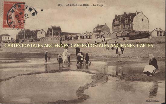 Cartes postales anciennes > CARTES POSTALES > carte postale ancienne > cartes-postales-ancienne.com Hauts de france Somme Cayeux Sur Mer