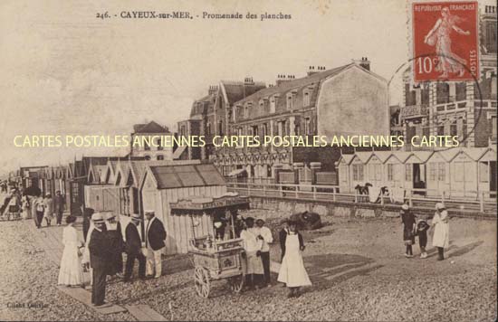 Cartes postales anciennes > CARTES POSTALES > carte postale ancienne > cartes-postales-ancienne.com Hauts de france Somme Cayeux Sur Mer