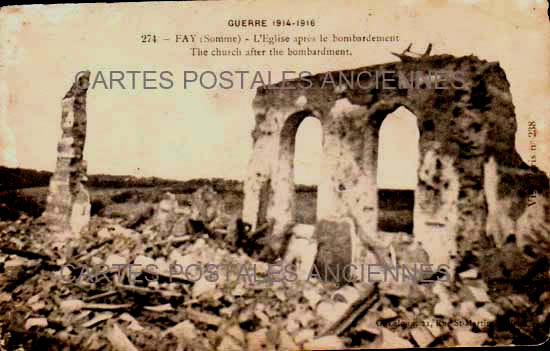 Cartes postales anciennes > CARTES POSTALES > carte postale ancienne > cartes-postales-ancienne.com Hauts de france Somme Fay