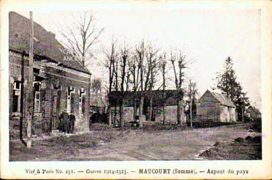 Cartes postales anciennes > CARTES POSTALES > carte postale ancienne > cartes-postales-ancienne.com Hauts de france Maucourt