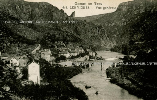 Cartes postales anciennes > CARTES POSTALES > carte postale ancienne > cartes-postales-ancienne.com Occitanie Lozere Les Vignes