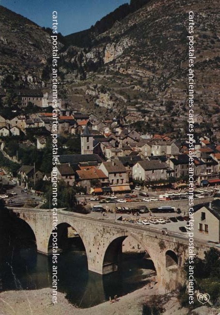 Cartes postales anciennes > CARTES POSTALES > carte postale ancienne > cartes-postales-ancienne.com Occitanie Lozere Sainte Enimie
