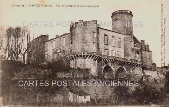 Cartes postales anciennes > CARTES POSTALES > carte postale ancienne > cartes-postales-ancienne.com Nouvelle aquitaine Lot et garonne Duras