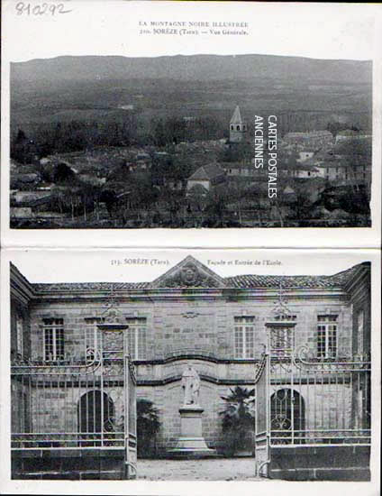 Cartes postales anciennes > CARTES POSTALES > carte postale ancienne > cartes-postales-ancienne.com Occitanie Tarn Soreze