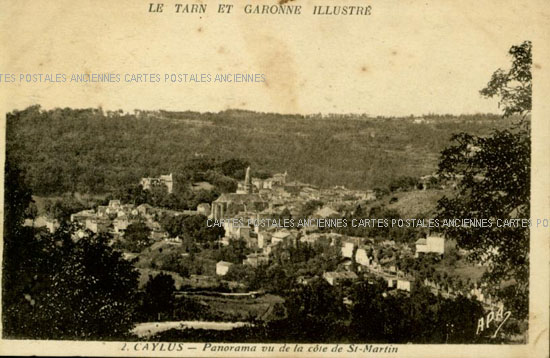 Cartes postales anciennes > CARTES POSTALES > carte postale ancienne > cartes-postales-ancienne.com Occitanie Tarn et garonne Caylus