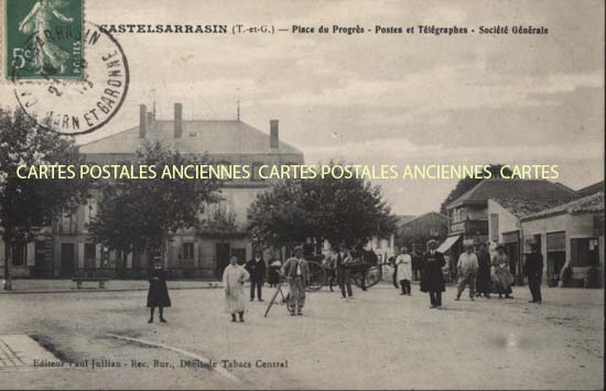 Cartes postales anciennes > CARTES POSTALES > carte postale ancienne > cartes-postales-ancienne.com Occitanie Tarn et garonne Castelsarrasin