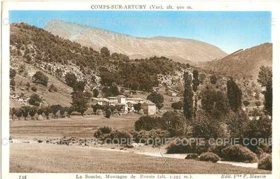 Cartes postales anciennes > CARTES POSTALES > carte postale ancienne > cartes-postales-ancienne.com Provence alpes cote d'azur Comps Sur Artuby