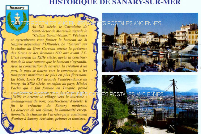 Cartes postales anciennes > CARTES POSTALES > carte postale ancienne > cartes-postales-ancienne.com Provence alpes cote d'azur Sanary Sur Mer