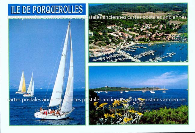 Cartes postales anciennes > CARTES POSTALES > carte postale ancienne > cartes-postales-ancienne.com Provence alpes cote d'azur Porquerolles