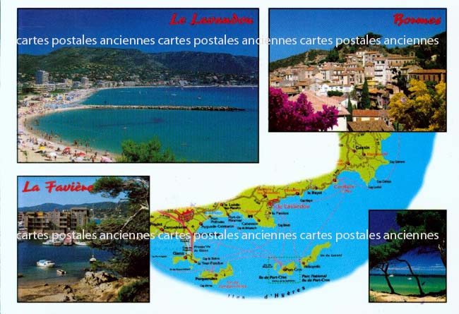 Cartes postales anciennes > CARTES POSTALES > carte postale ancienne > cartes-postales-ancienne.com Provence alpes cote d'azur Le Lavandou