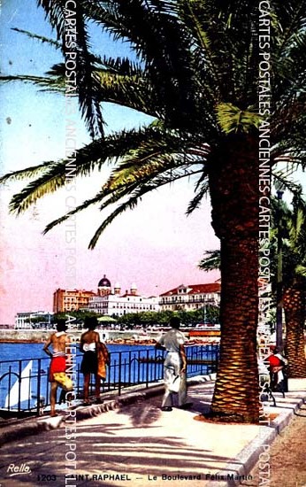Cartes postales anciennes > CARTES POSTALES > carte postale ancienne > cartes-postales-ancienne.com Provence alpes cote d'azur Saint Raphael