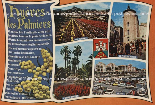 Cartes postales anciennes > CARTES POSTALES > carte postale ancienne > cartes-postales-ancienne.com Provence alpes cote d'azur Hyeres