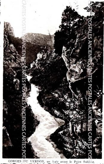Cartes postales anciennes > CARTES POSTALES > carte postale ancienne > cartes-postales-ancienne.com Provence alpes cote d'azur Alpes de haute provence Moustiers Sainte Marie