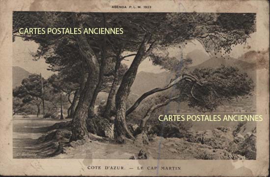 Cartes postales anciennes > CARTES POSTALES > carte postale ancienne > cartes-postales-ancienne.com Provence alpes cote d'azur Alpes maritimes Roquebrune Cap Martin